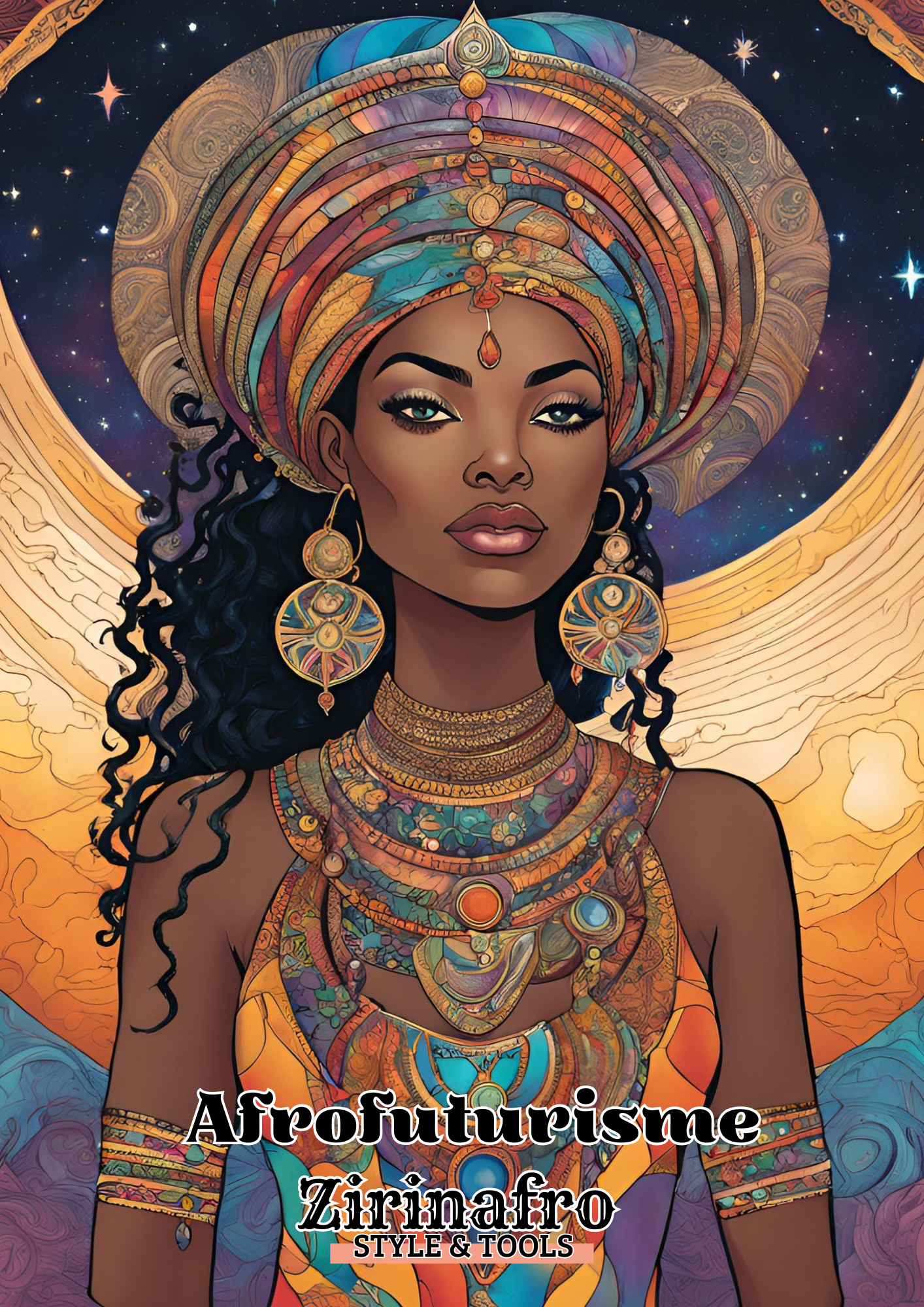 Livre de coloriage: Afrofuturisme